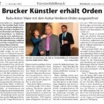 Kultur-Verdienst-Orden Brucker Künstler Radu-Anton Maier