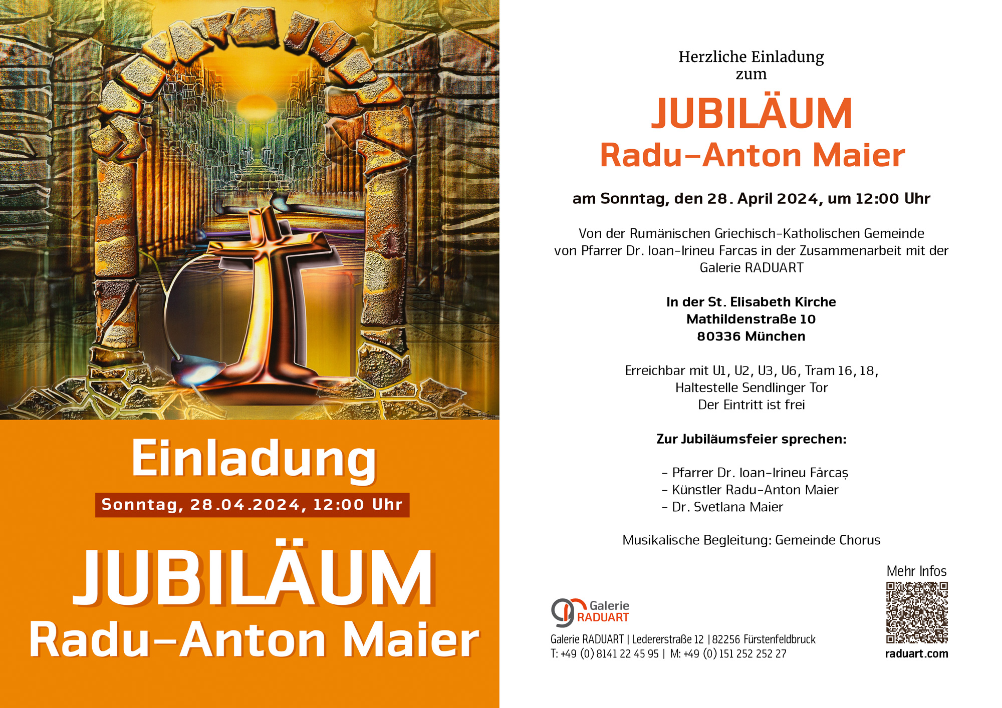 Einladung Radu Anton Maier Jubilaeum Seite A4 - | Galerie RADUART