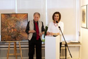  Eröffnung der Ausstellung mit Gemälden und Portraits